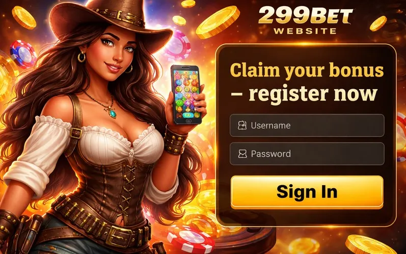 299Bet login page banner